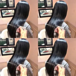 ロング カラー 髪質改善カラー✖︎ 縮毛矯正✨️店長純大のヘアスタイル