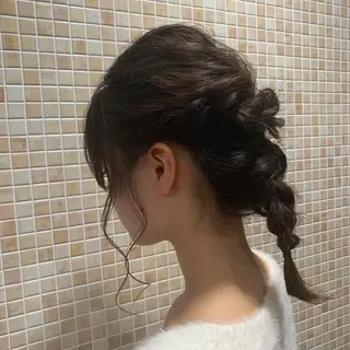 ヘアアレンジ インナーカラー🧸 suzunaのヘアスタイル