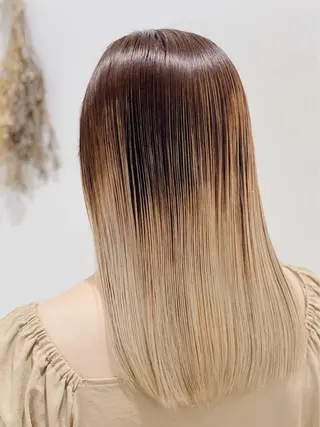 セミロング 🍑はらだ なつき🍑のヘアスタイル