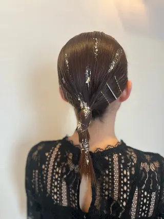 ミディアム ヘアアレンジ 💎透明感カラー/ 韓国ヘア💎KANAのヘアスタイル