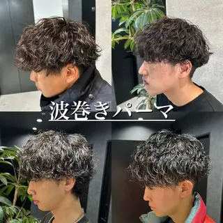 ショート パーマ メンズ 【メンズ特化】 サエキカズマのヘアスタイル