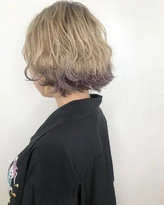 ショート カラー ヘアアレンジ 竹内啓太 ボブのヘアスタイル