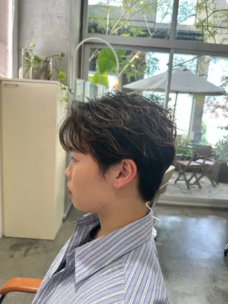 メンズ 森 和輝のヘアスタイル