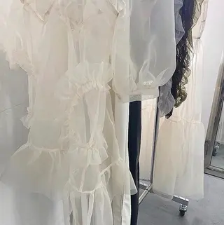 ミディアム カラー 透明感/韓国風 🤍moeka🤍のヘアスタイル