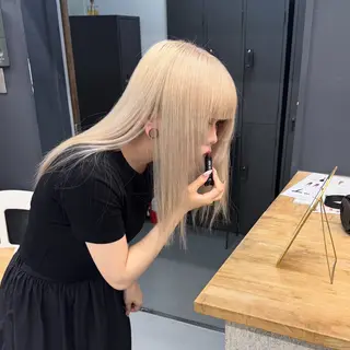 ロング カラー ゆうと/ブリーチモデ ル/ストレートモデルのヘアスタイル