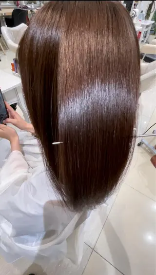 セミロング レイヤー×ハイライト 🌷RINA🌷のヘアスタイル