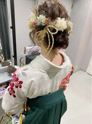 ロング ヘアアレンジ セットサロン      ラフテル所属・大阪/ヘアアレンジ /似合わせset💐のヘアスタイル