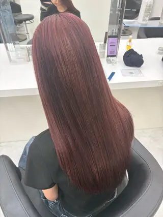 カラー ARISA/縮毛矯正 /艶髪カラー♡のヘアスタイル