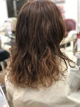 ロング パーマ 斎藤 みくのヘアスタイル