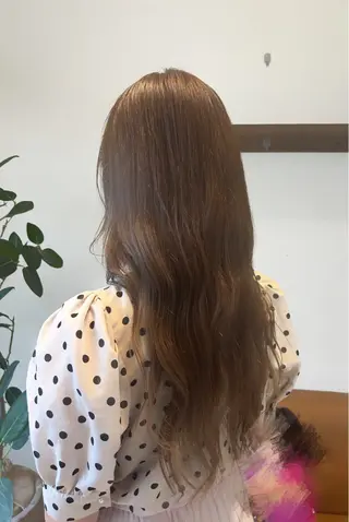 ロング カラー 田中 七奈のヘアスタイル