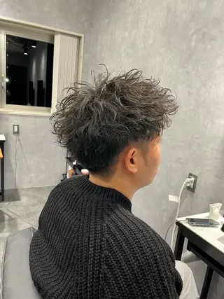パーマ メンズ 江田 悠真のヘアスタイル