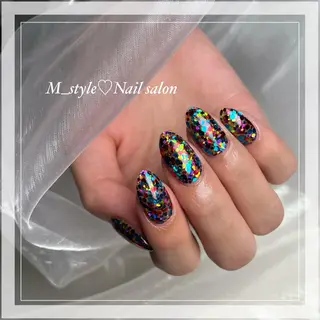 ミディアム ネイル 下妻市ﾈｲﾙｻﾛﾝ M_styleのネイルデザイン