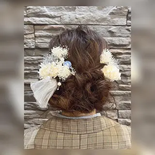ヘアアレンジ 髪質改善美容室Qin hair所属・【女性限定】 👑hanaのヘアスタイル