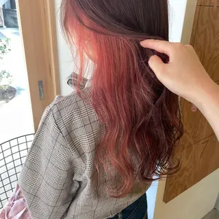 ロング カラー 中山 まどかのヘアスタイル