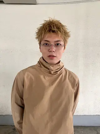 カラー メンズ 大阪メンズパーマ /スパイキー/らいのヘアスタイル