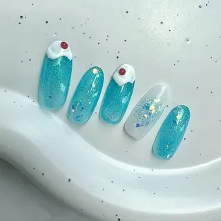 ネイル ⭐︎休業中の練習⭐︎ 石原のネイルデザイン
