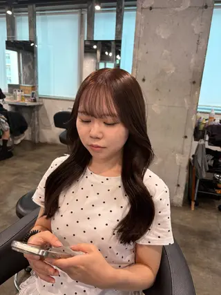 ロング カラー ハイトーンブロンド 横浜💞ミオのヘアスタイル