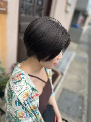 ショート カラー 【ショートボブ🤎】 YU-KAのヘアスタイル