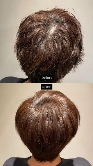 ショート カラー KIOX所属・小森 有紗のヘアスタイル