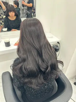 ロング カラー パーマ ヘアアレンジ メンズ キッズ ♥️韓国ヘア レイヤー♥️ゆりのヘアスタイル