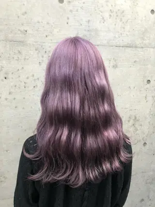 セミロング カラー 韓国ヘア🤍髪質改善 🇰🇷AKANEのヘアスタイル