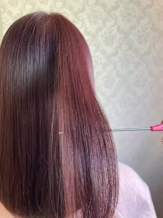 セミロング ヒヨシ ルナのヘアスタイル