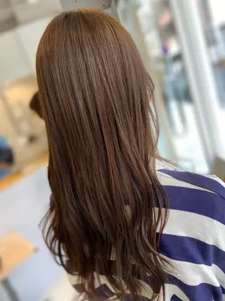 ロング カラー 菊地 美憂のヘアスタイル