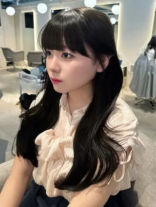 ロング カラー SALOWIN 新宿三丁目 me＋所属・hanane🎀 /ジャニオタ美容師のヘアスタイル