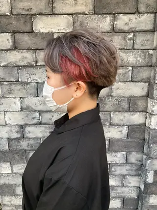 ショート カラー ✂️似合わせの魔術師 石田一樹✂️のヘアスタイル