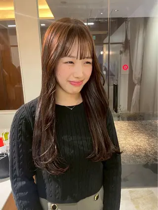 ロング 🌼花屋併設🌼 木下奈々望のヘアスタイル