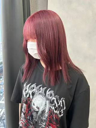 ミディアム カラー ✨ブリーチ特化✨ 💚Acchon💚のヘアスタイル