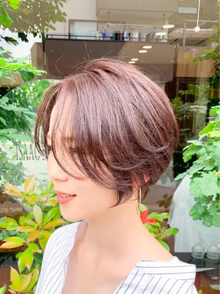 ショート カラー パーマ ヘアアレンジ メンズ キッズ ネイル マツエク・マツパ GO TODAY SHAiRE SALON所属・大人スタイル 太田のヘアスタイル