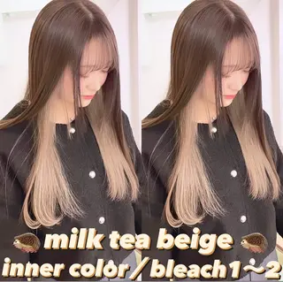 カラー 渋谷:インナーカラー ／🍒エリカ🍒のヘアスタイル