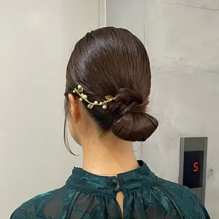 ロング ヘアアレンジ 🍓☘️有村萌依 /京都駅👩🏻のヘアスタイル