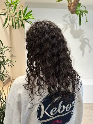 ロング パーマ ANY/須田 麻人/ハードパーマのヘアスタイル