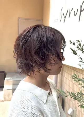 ショート パーマ hair  space Syrup所属・レディースパーマ/ 合田  有一朗のヘアスタイル