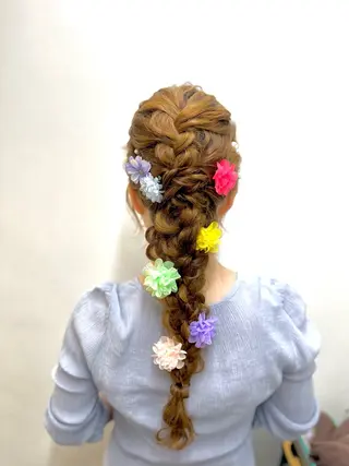 ヘアアレンジ 似合わせヘアメイク 💐オダギリチアキのヘアスタイル