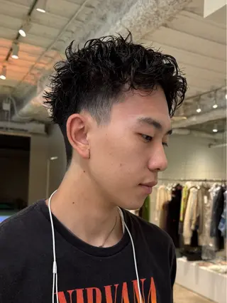 パーマ メンズ ANY/メンズ特化/ シバヤ　ユウキのヘアスタイル