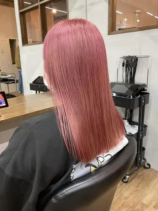 セミロング カラー ANGELICA 天理店のヘアスタイル