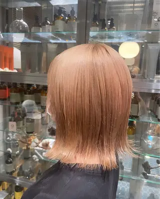 カラー 山﨑 心優のヘアスタイル
