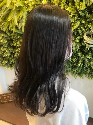 セミロング 水谷 菜央のヘアスタイル