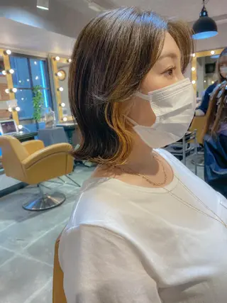 ミディアム 髪質改善縮毛矯正 リピートNo.1米倉のヘアスタイル
