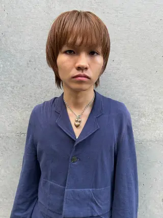ショート カラー メンズ 神田橋 翔太郎のヘアスタイル