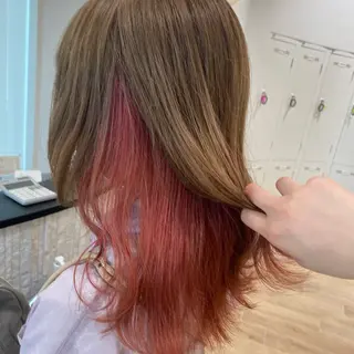 カラー 🎀ピンクカラー/ 推しカラー/のの🎀のヘアスタイル