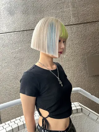 ミディアム カラー 【デザインカラー】 Ryutoのヘアスタイル