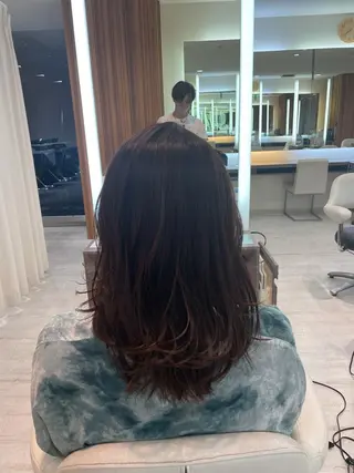 セミロング ✨ダメージを感じない 美髪ヘア✨　野口春貴のヘアスタイル