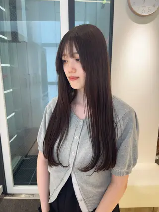 ロング カラー ParveMix 🌝🫧山本 玲南のヘアスタイル