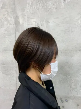 ショート カラー クセを最大限に活かす メンズパーマ奈良大祐のヘアスタイル