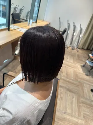 ミディアム カラー AVANCE泉大津店所属・髪質改善・艶カラー 加茂瑞希のヘアスタイル