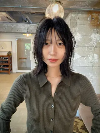 ミディアム カラー GATTACA所属・KEI gattacaのヘアスタイル